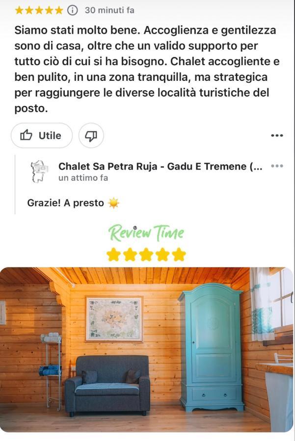 Chalet Sa Petra Ruja - Gadu E Tremene シニスコーラ エクステリア 写真